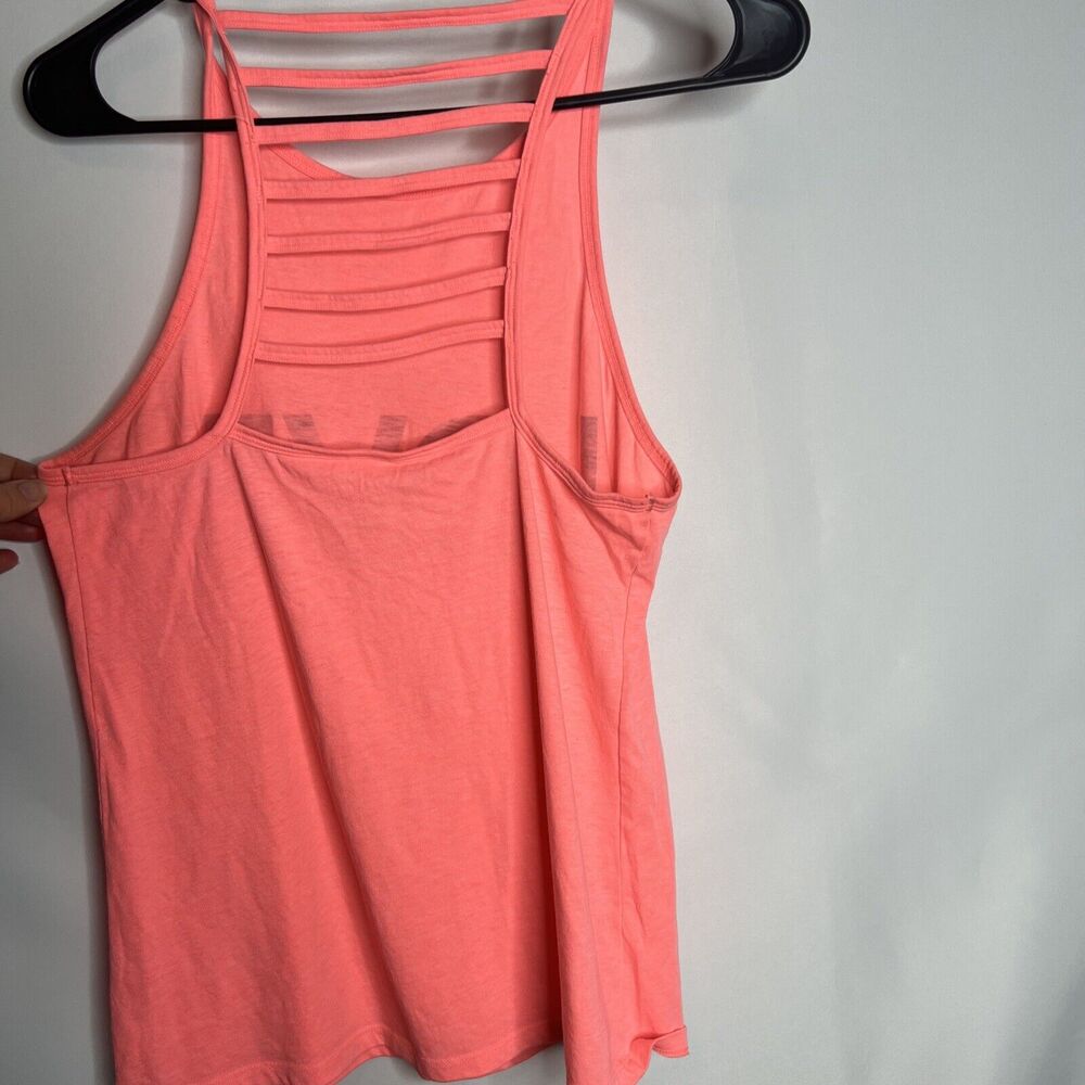 Victoria Secret Sport LOVE Coral Open Back Tank Top Women's size Small - Picture 5 of 9